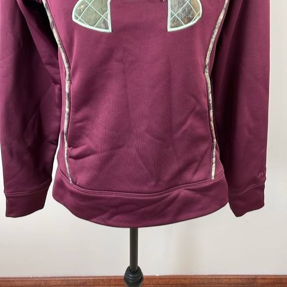 Under Armour Storm Women’s Hooded Sweatshirt SZ Small Camouflage - Picture 3 of 14